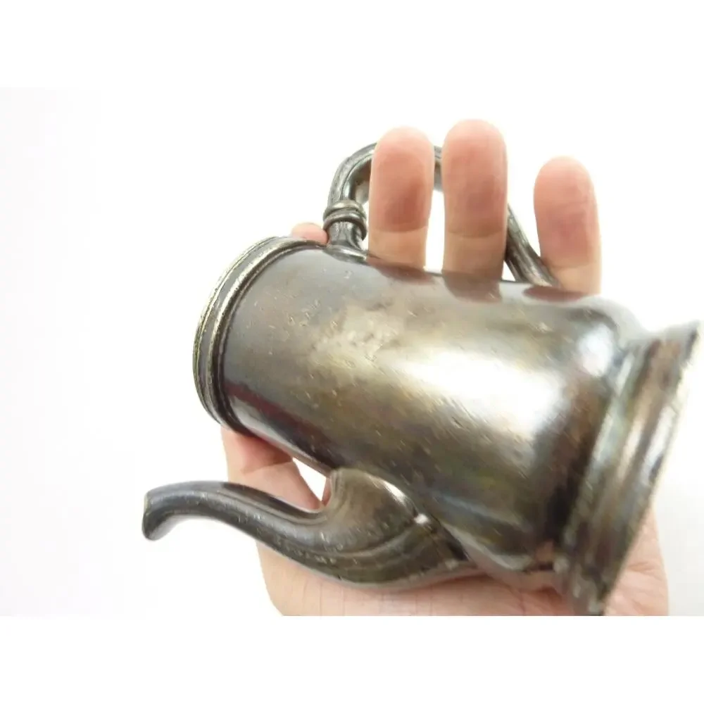 Reed Barton Silver Soldered Teapot Creamer Pitcher Vintage Allied Properties 5x6